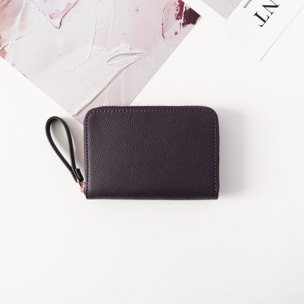 Ví cầm tay nữ mini khóa kéo vòng