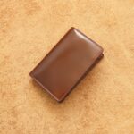 Ví đựng thẻ, card holder da mông ngựa - Shell Cordovan