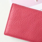Ví Nữ Gấp Mini PINK OHARA Da Bò Thật