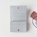 Ví Nữ Gấp Mini Da Bò Thật