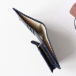 Ví Nữ Gấp Mini Da Bò Thật