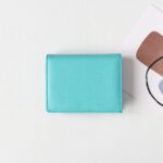 Ví Nữ Gấp Mini Da Bò Thật