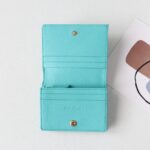 Ví Nữ Gấp Mini Da Bò Thật