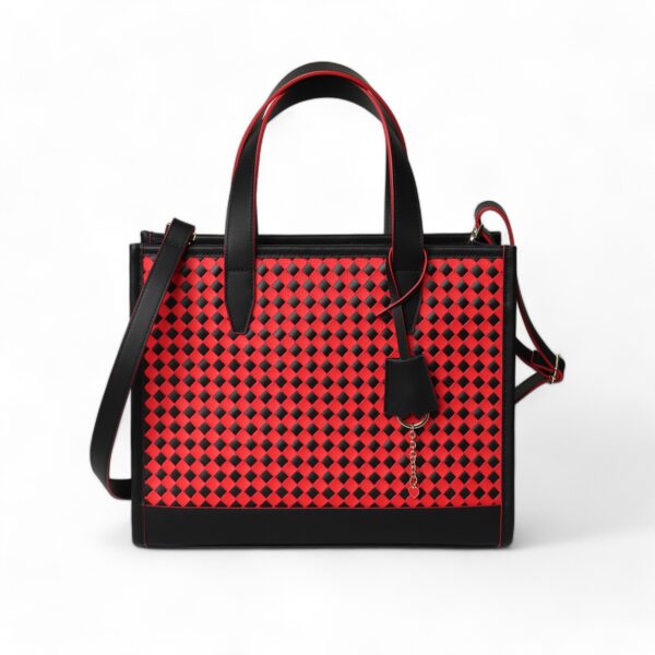 Túi Xách Tay Nữ PINK OHARA Kẹp Nách Clara Da Bò Thật Đan